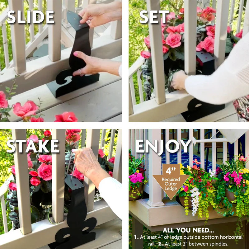 Instant Balcony Garden Extender – Tool-Free, Strong Load, Fits Most Railings - Image 4