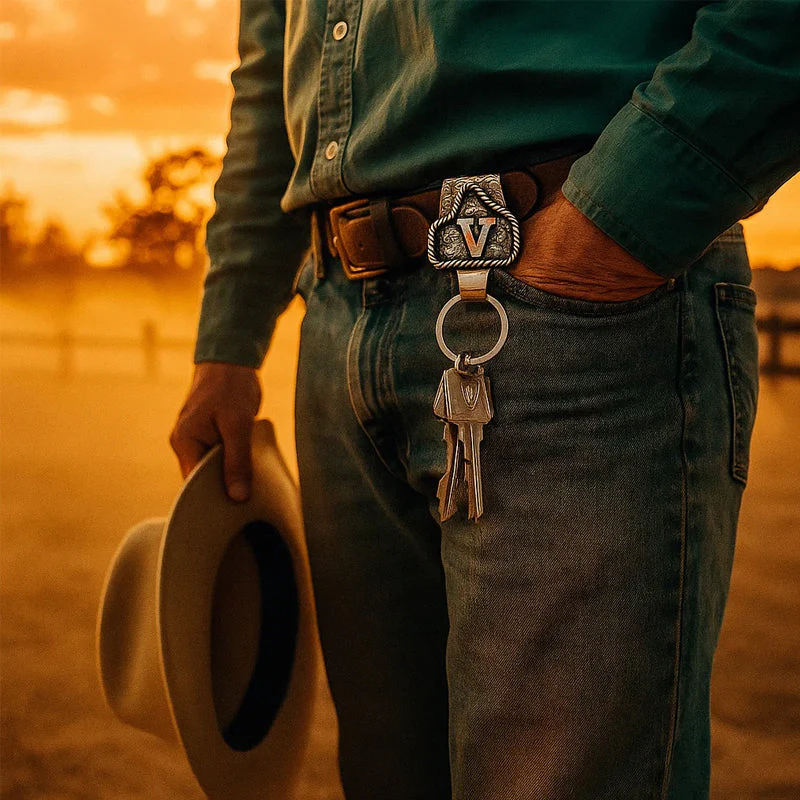 🎄Christmas hot sale🔥 Vintage Letter Keychain - Image 4