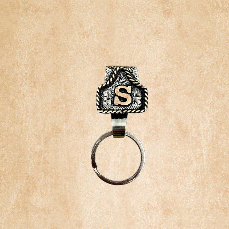 🎄Christmas hot sale🔥 Vintage Letter Keychain - Image 8