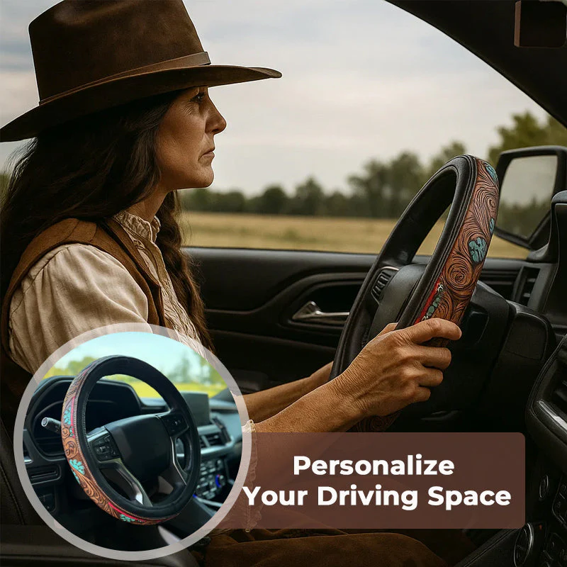 🤠 Western Cowboy Steering Wheel Cover - Image 5