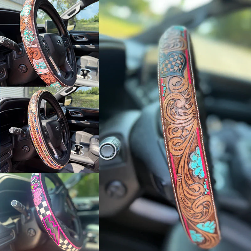 🤠 Western Cowboy Steering Wheel Cover - Image 7
